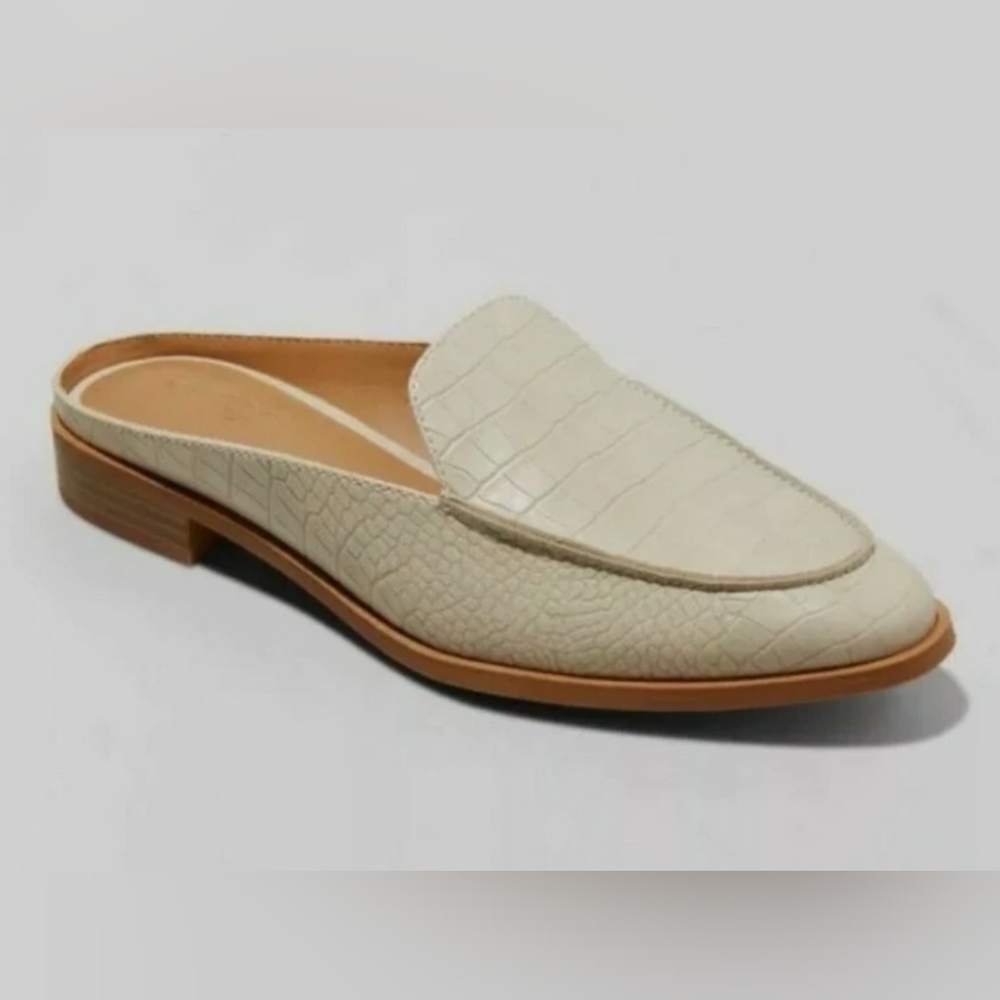 Women's Dekota Mules Bone Shoes - Universal Thread 11 New Without Tags Boss Babe - Picture 1 of 8